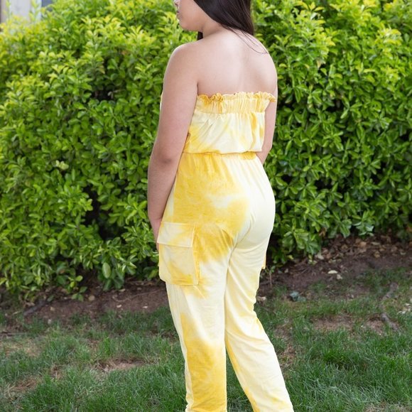 Yellow Tye Dye Jumper - Picture 6 of 6